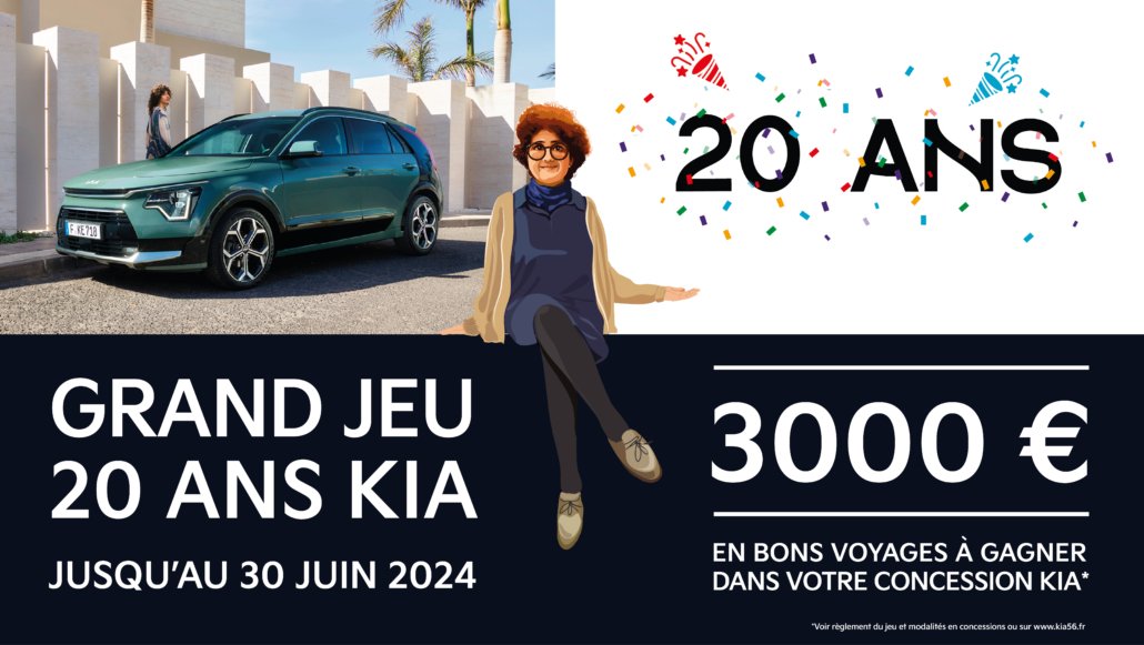 Grand Jeu 20 ans Kia Cap Orient Automobiles